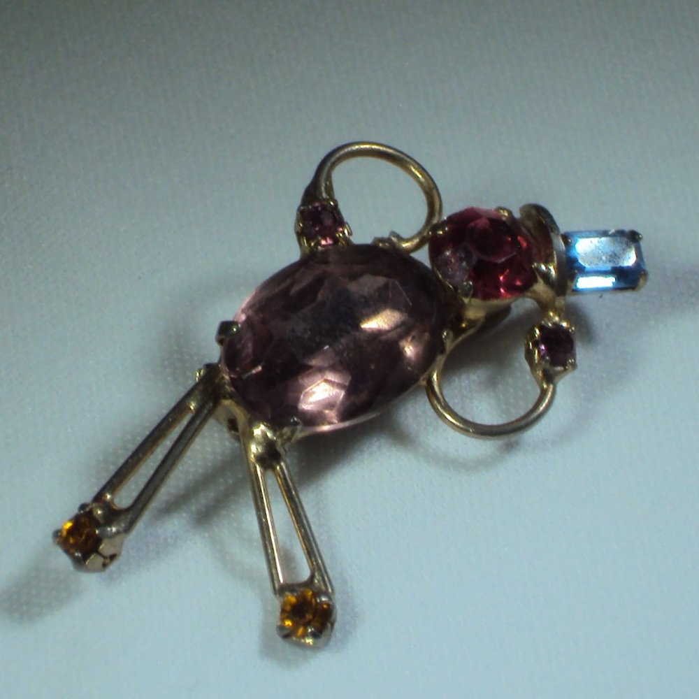 Vintage Rare Reinstone Dancn' Man Pin